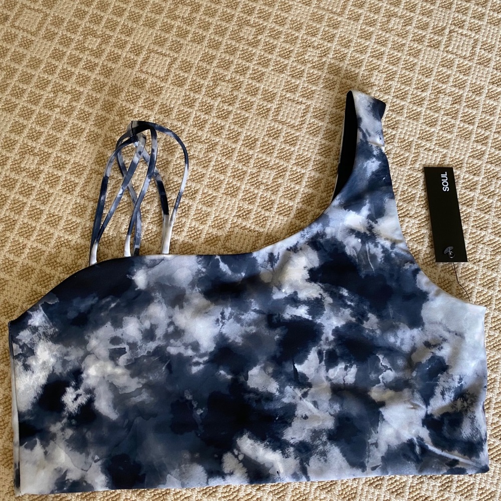 Tie Dye SoulCycle Left Hook Bra